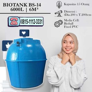 jual biotank vertikal 2000 liter / 2m3 (eco 20)